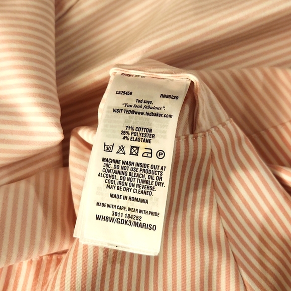 TED BAKER DRESS PINK - Picture 10 of 12